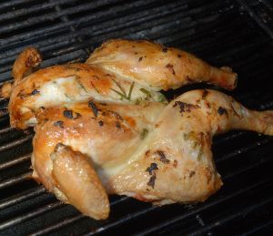 Grilled chicken completed