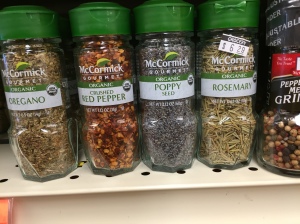 McCromick organic spices