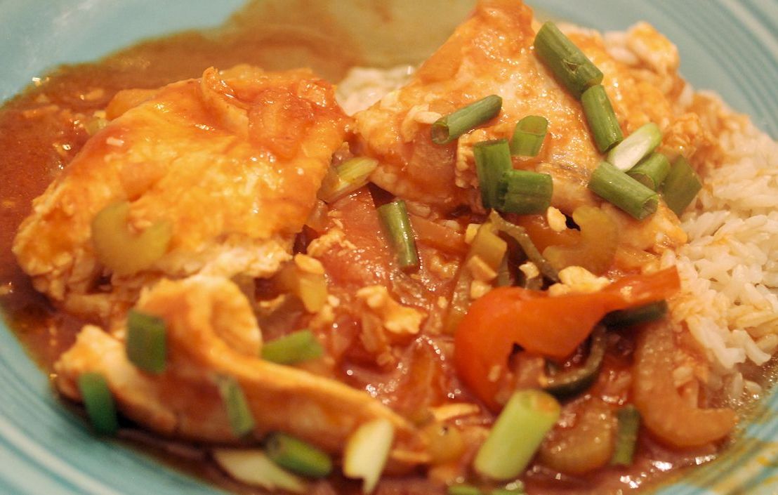 Cod Creole: an easy fish dish adding great flavors to white fish