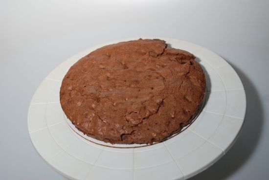 Chocolate brownie layer