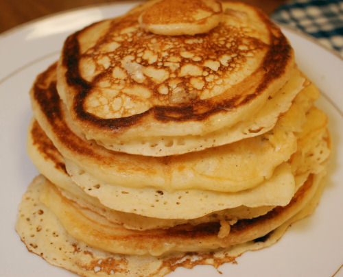 Easy buttermilk pancakes