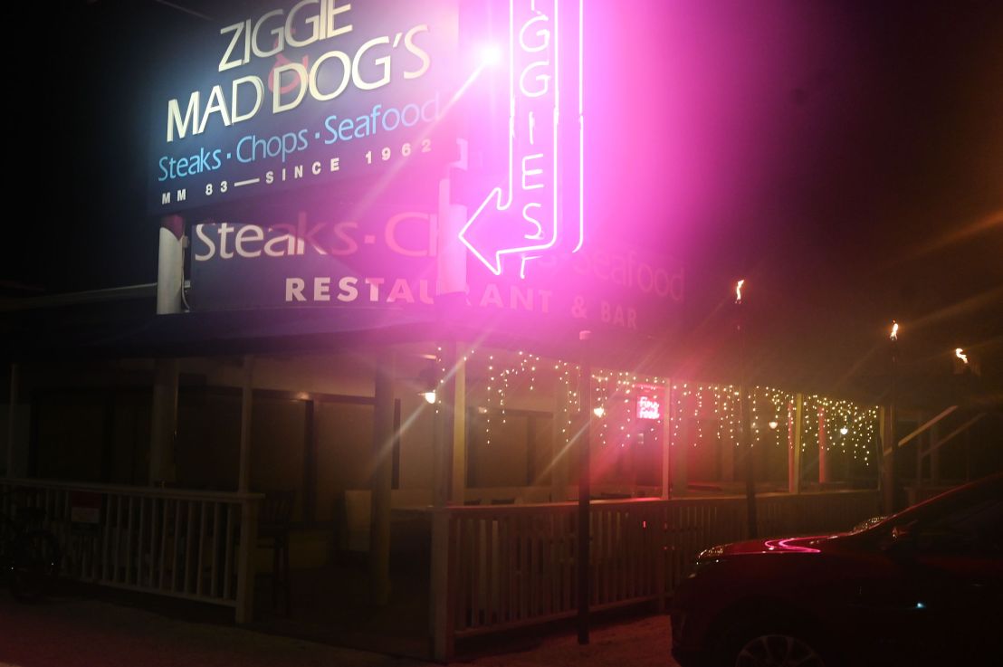 Ziggie and Mad Dog’s steakhouse—Islamorada